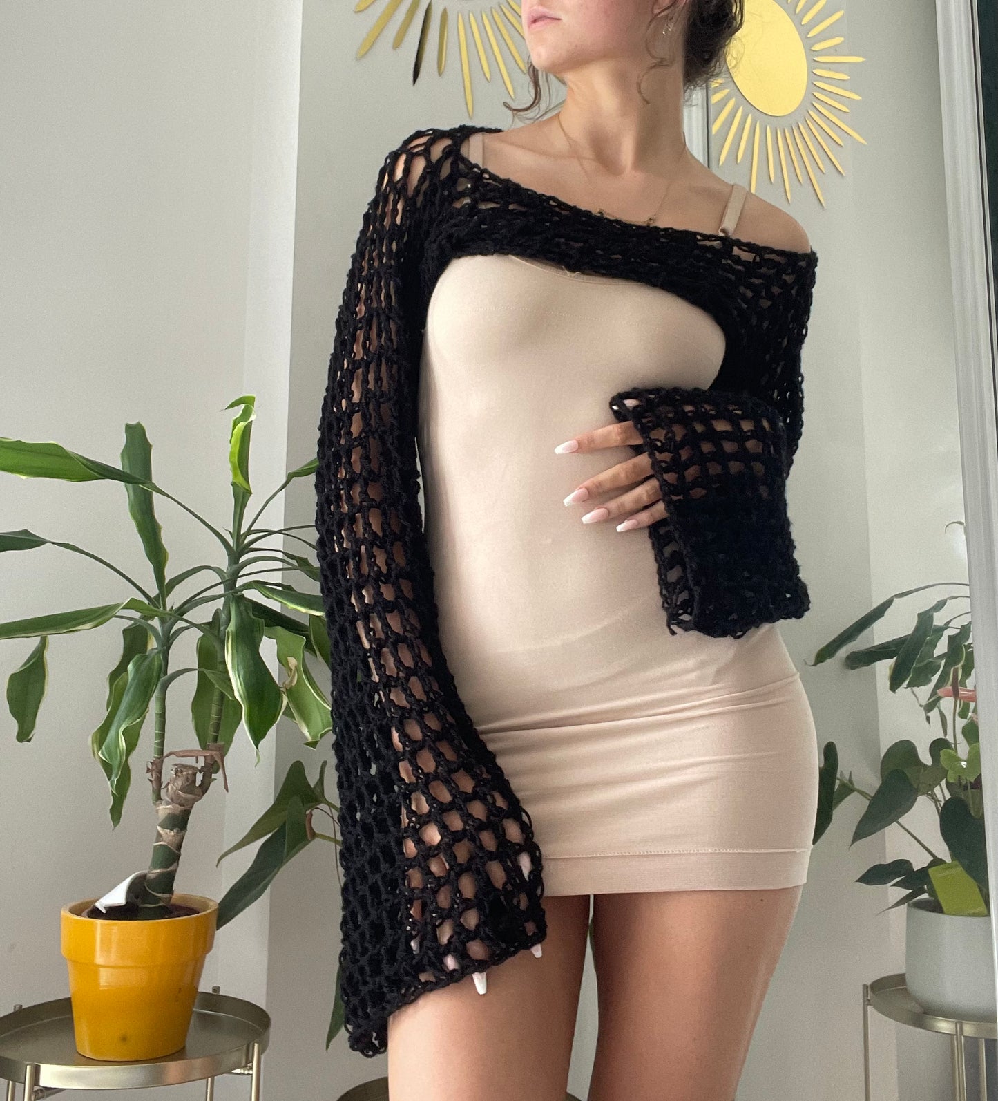 The black Bolero sweater