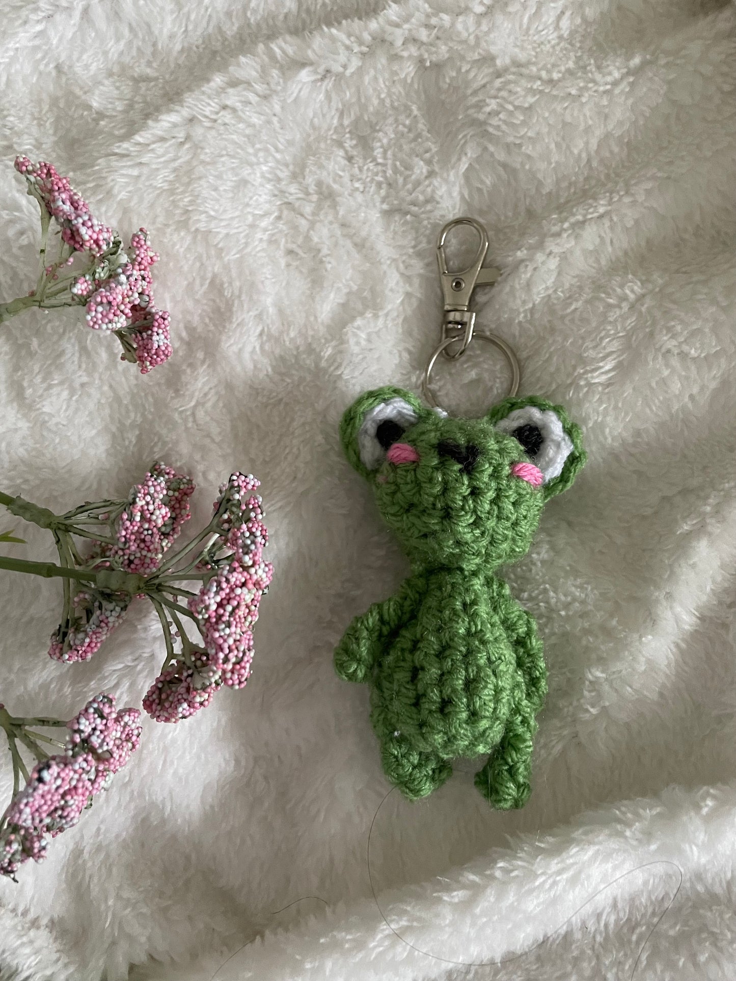 Spring fling froggie keychain