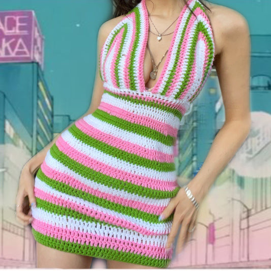 The candy stripe dress
