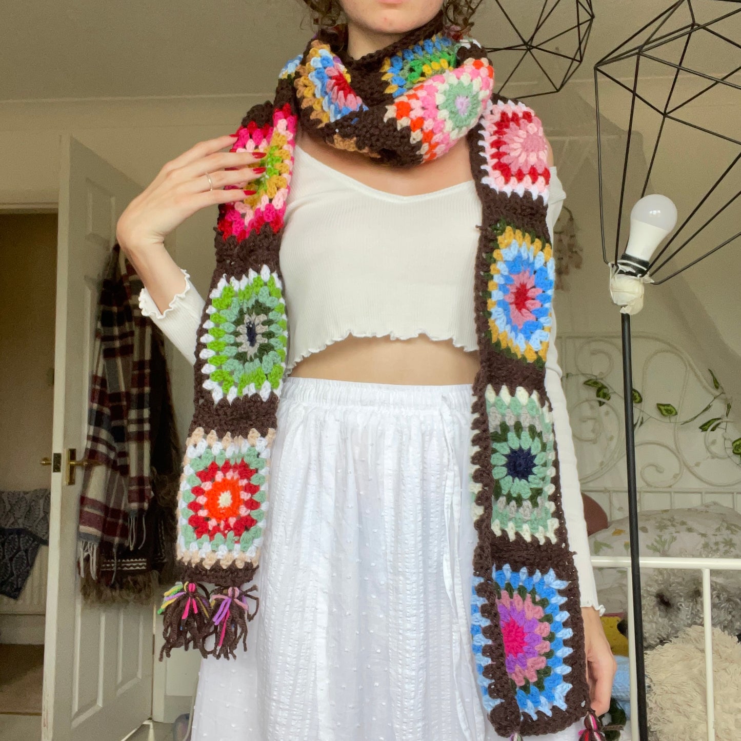 The amazing crochet scarf