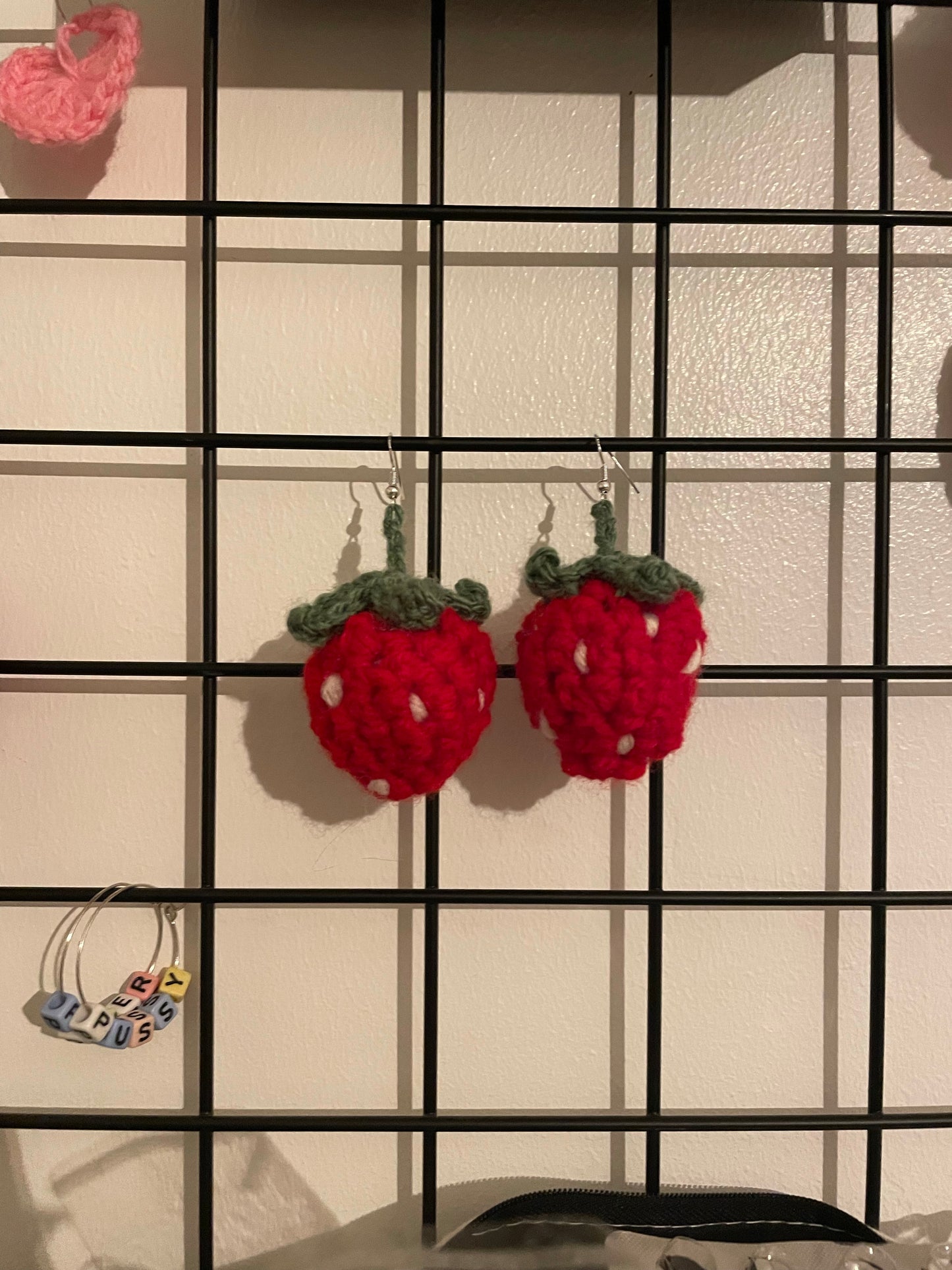 The strawberry shortcake earrings