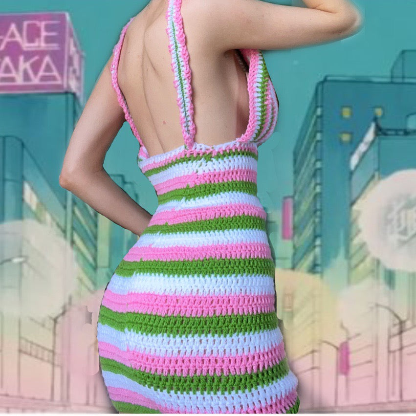 The candy stripe dress